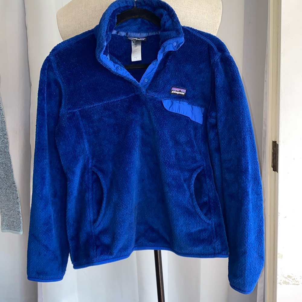 Patagonia Snap T Polartec Outdoor Blue women’s medium